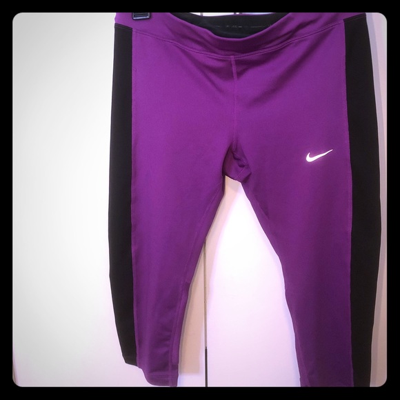 Nike Pants - Purple Nike Dri-fit Capris Nike Pants - Purple Nike Dri-fit Capris